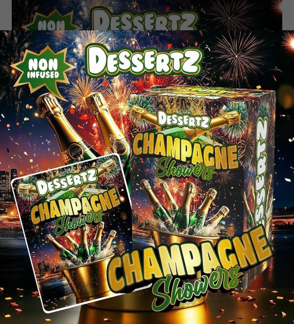 Dessertz Champagne Shower - Dessertz Strain